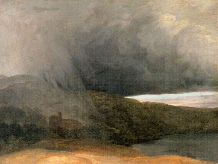 Pierre-Henri de Valenciennes Storm by a Lake Germany oil painting art